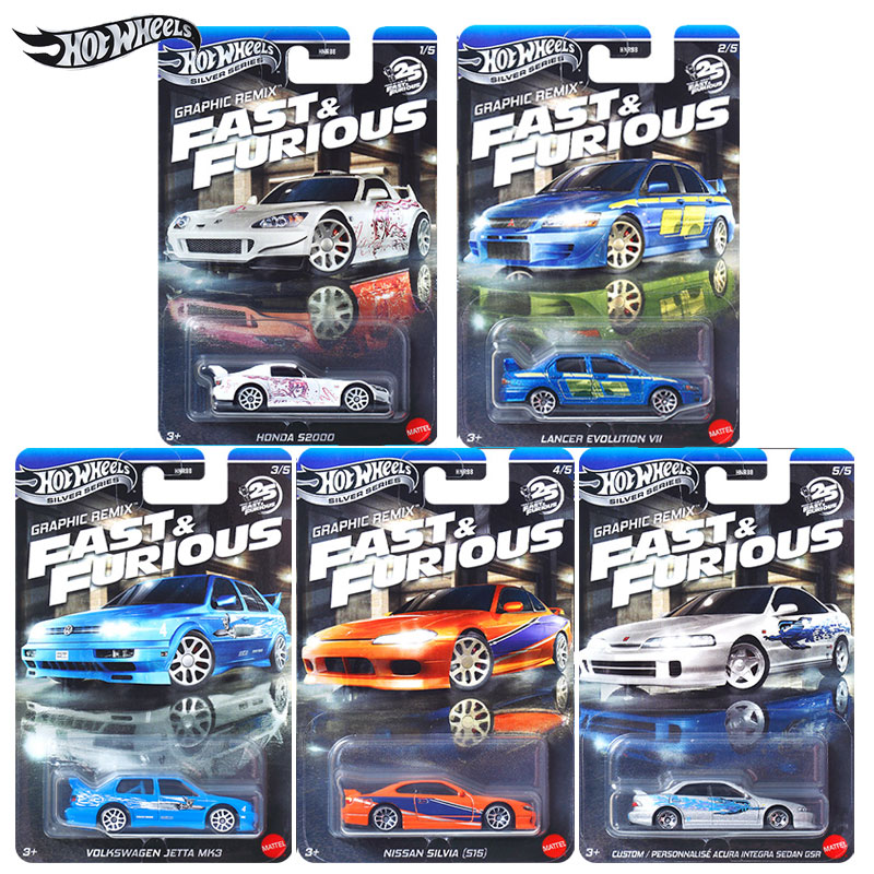 Mattel Toy Hot Wheels - Mattel Hot Wheels Silver Series Fast