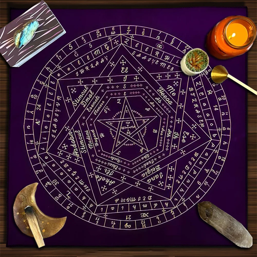 Zodiac Party Games - Скатерть с картами Таро Sigillum Dei