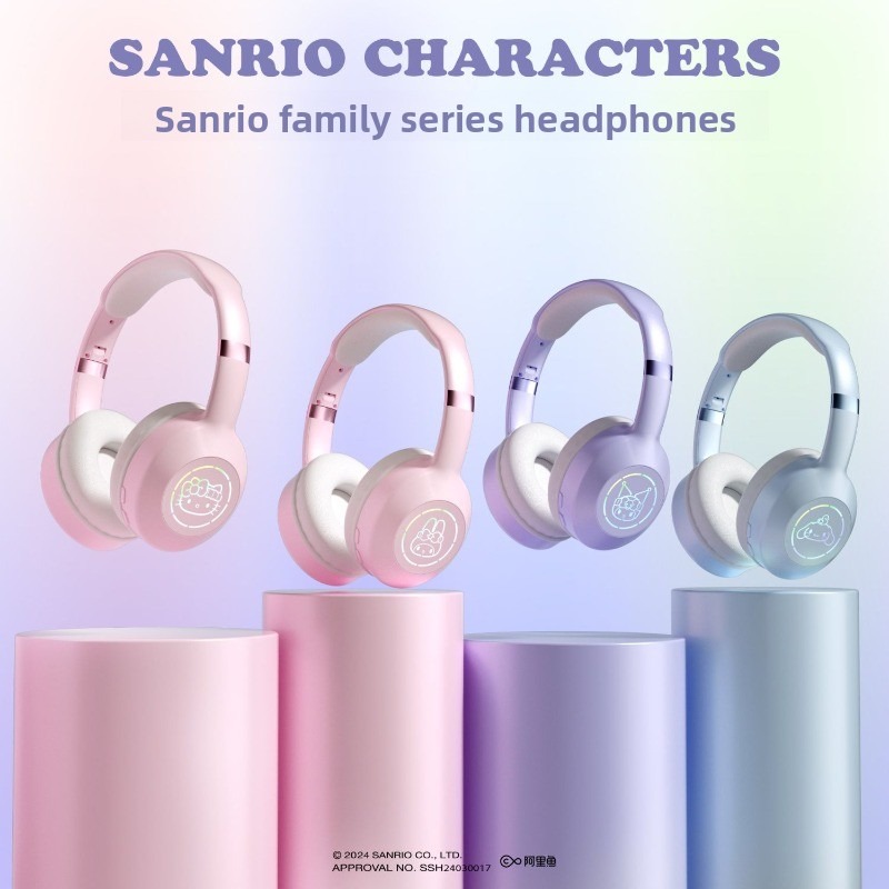 Party Games Mobile - Беспроводная Bluetooth-гарнитура Sanrio для киберспорта с