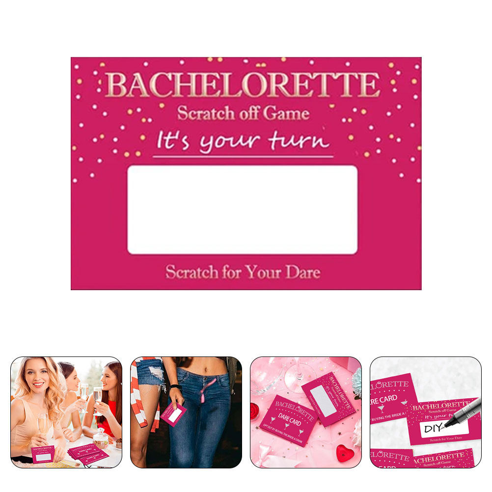 Party Games Bridal Shower - 20 штук забавных скретч-карт с заданиями