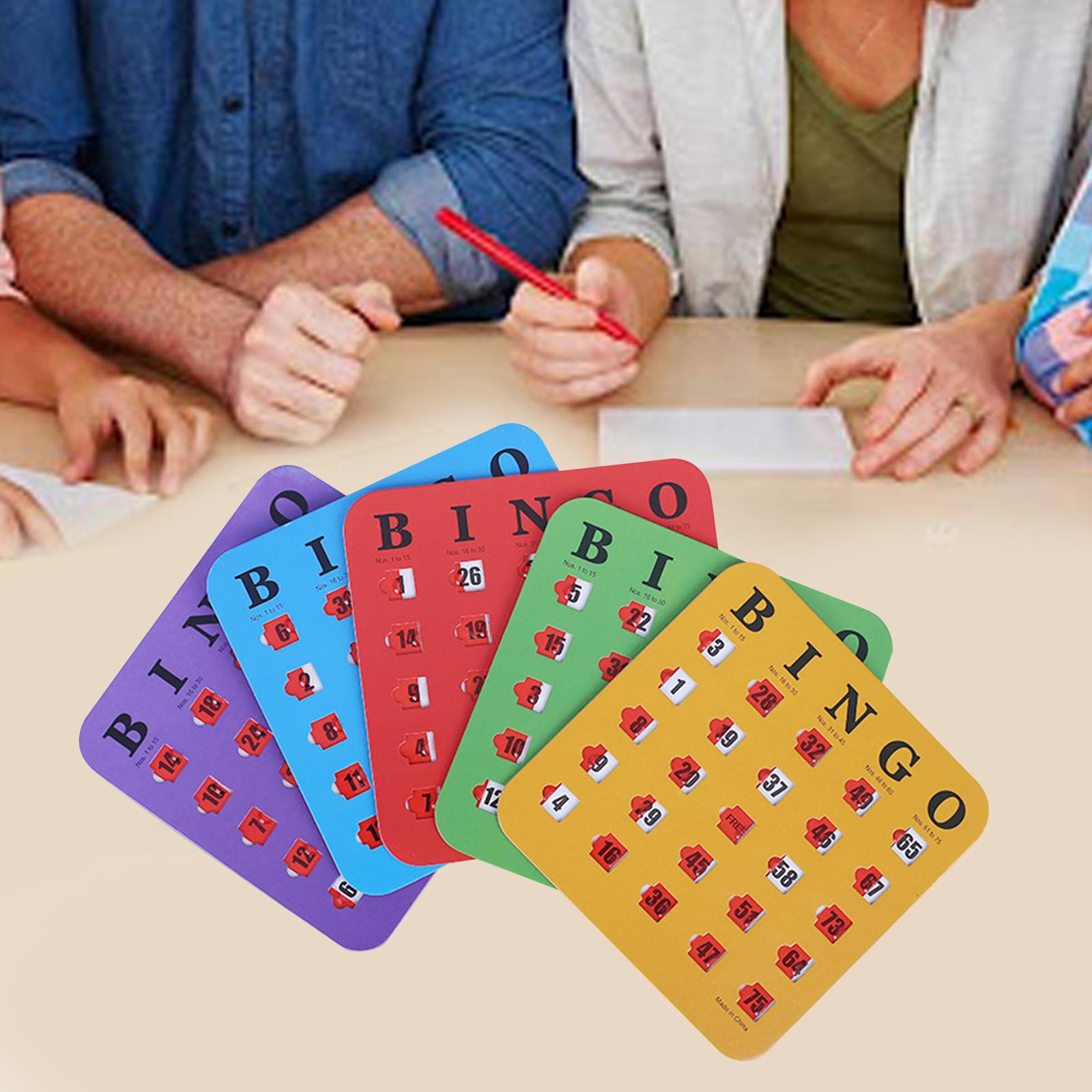 Party Games Large Groups - 5-компонентный картон для бинго с большим