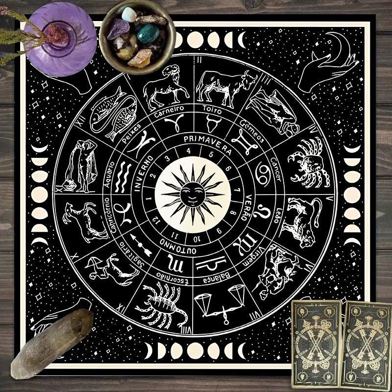 Ткань для таро с узором зодиак – обзор и цена Zodiac Party Games