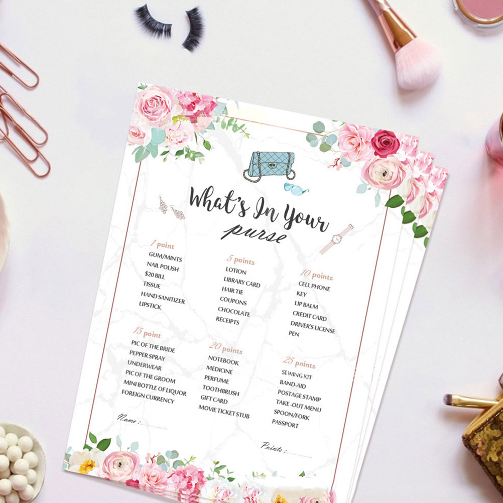 48 карточек для девичника: игр – обзор и цена Party Games Bridal Shower