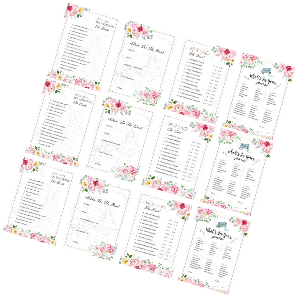 48 карточек для девичника: игр – обзор и цена Party Games Bridal Shower