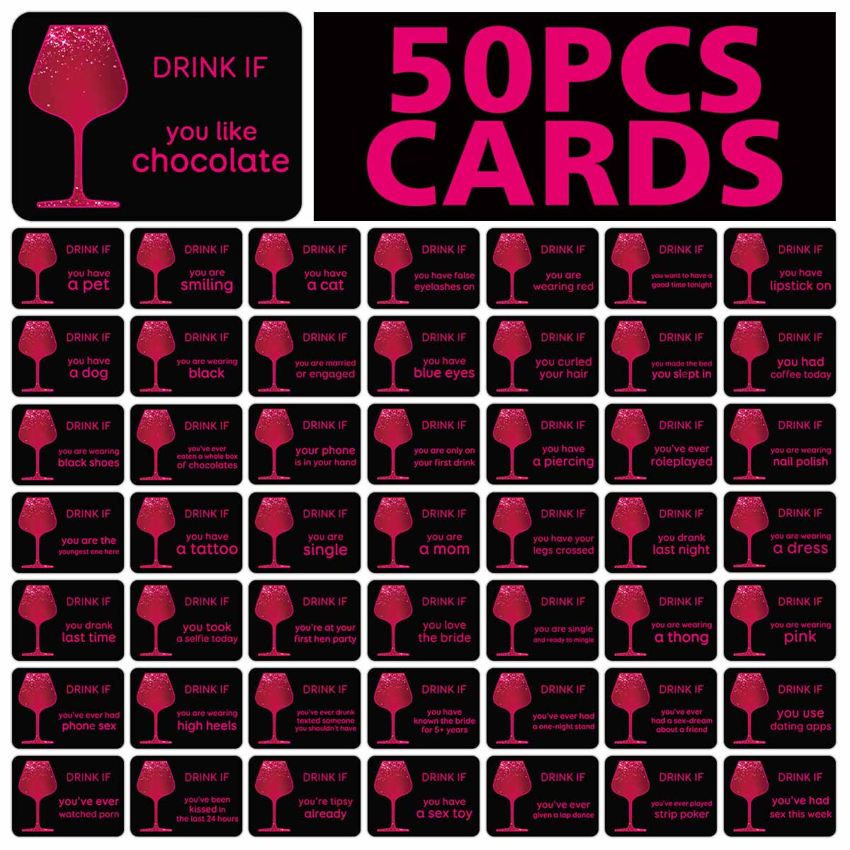 50 шт. карточек для игры с нап – обзор и цена Party Games Bridal Shower