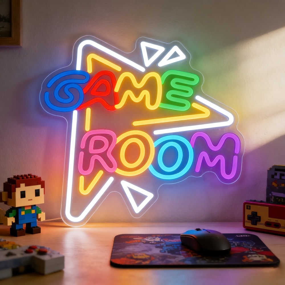 Светодиодная неоновая вывеска  – обзор и цена Party Games Stream